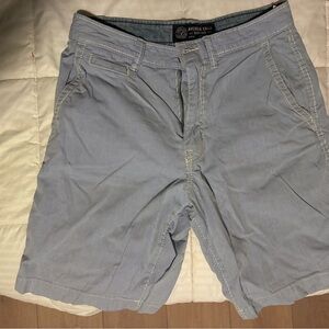 American Eagle Outfitters Men's Light Blue Flat Front Shorts